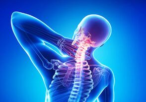 Signs of cervical bones