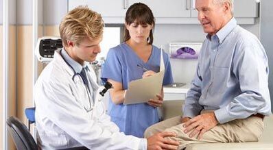 Patients with arthritis during orthopedic tests