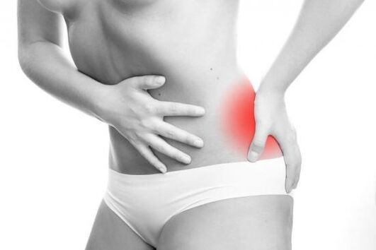 lower back pain due to women's disease